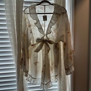 Ivory Free People Romper